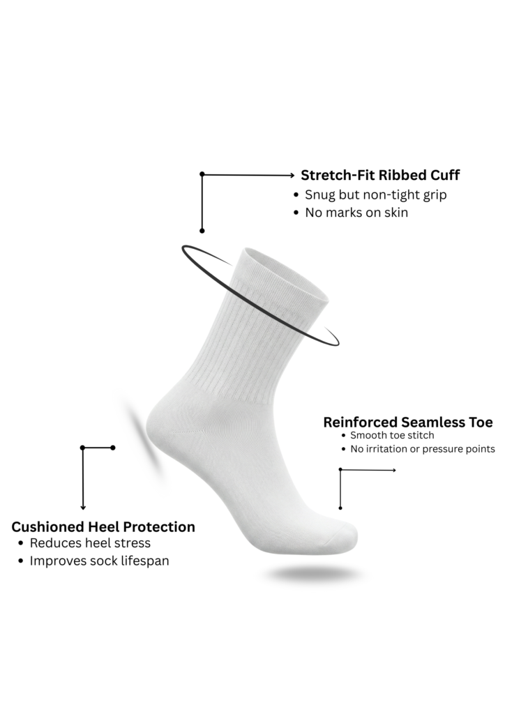 stretch fit ribbed cuff